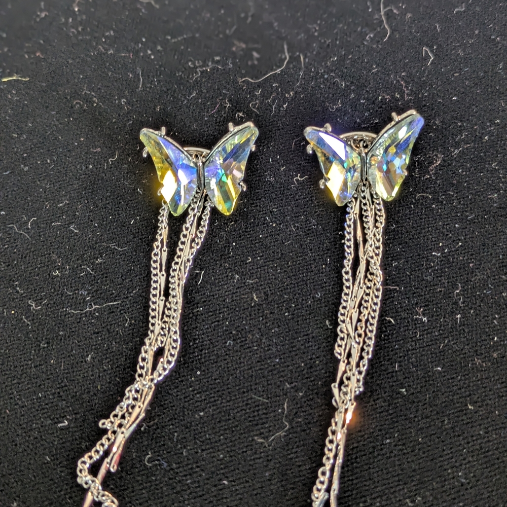 Butterfly Chain Earrings